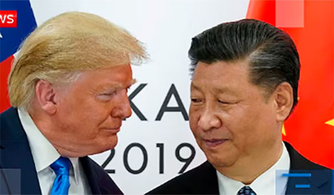 Presiden Donald Trump dan Presiden China Xi Jinping /Foto: tangkap layar